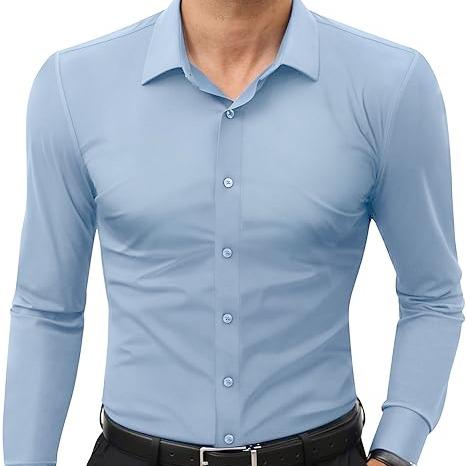 Men’s Business Shirt 💼 Comfortable & Breathable