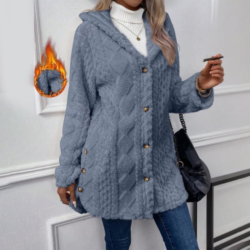 🎁Women's Warm and Stylish Hooded Cardigan with Long Sleeves for Fall and Winter