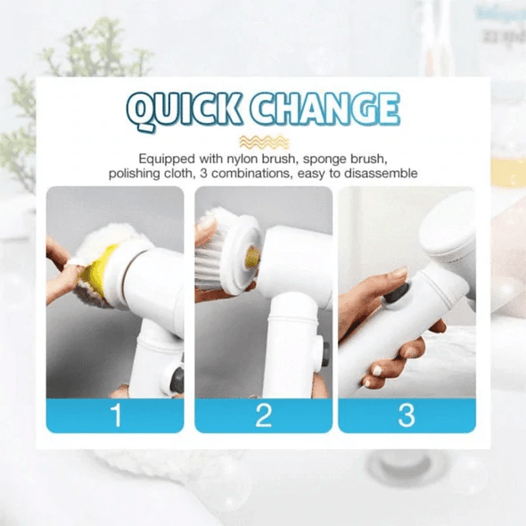 ( SAVE 47% OFF) Magic Electric Cleaning Brush USB rechargeable