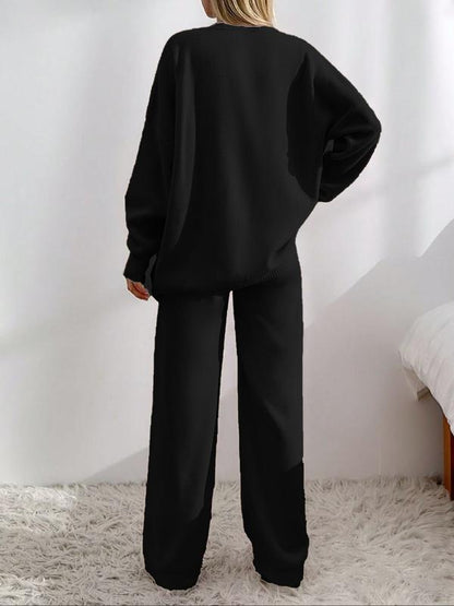 🔥 50% OFF TODAY 💕 Cozy Knit Cardigan & Pants Set