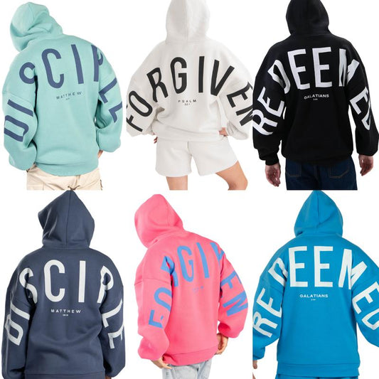 🔥 Kingdom Faith Hoodie  Oversized Christian Sweatshirt for Men & Women