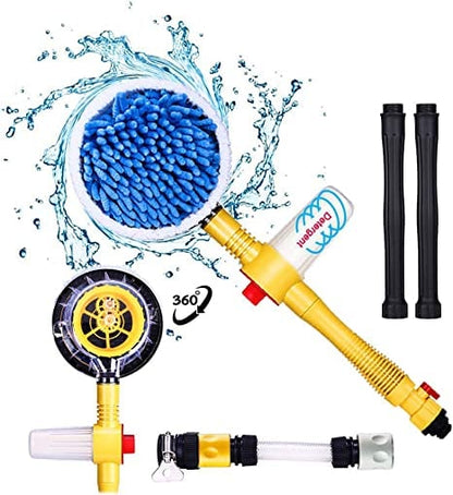 🚗✨ 360° Spin Car Mop – Effortless Cleaning for a Sparkling Ride! 🧽💦