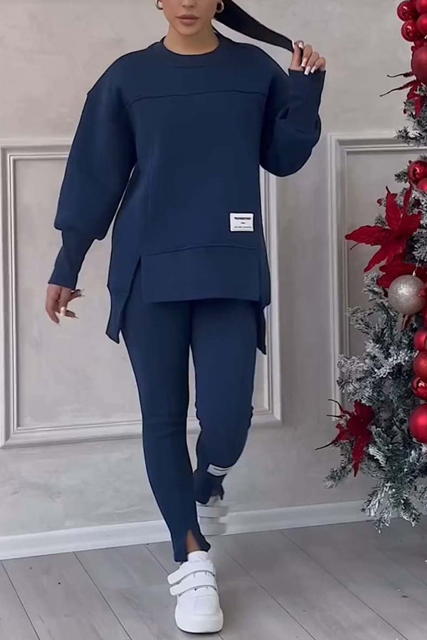 🔥50% OFF Today!✨ Irregular Sweatshirt & Pants Set