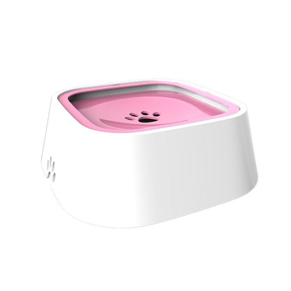 🔥Pet Water Bowl Splash-proof Not Wet Mouth Can Be Car Anti-flip Waterer