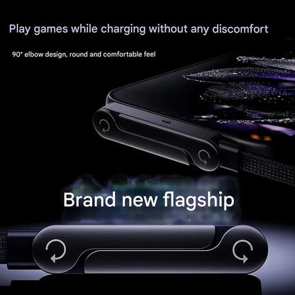 ⚡Official MFi-Certified🔥 240W Fast Charging Cable with Invisible Stand
