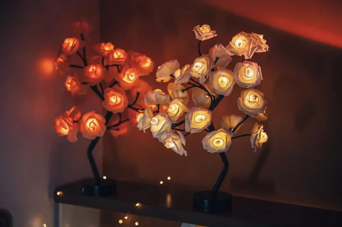 🎄Christmas Sale 48% Off-💕Forever Rose Tree Lamp
