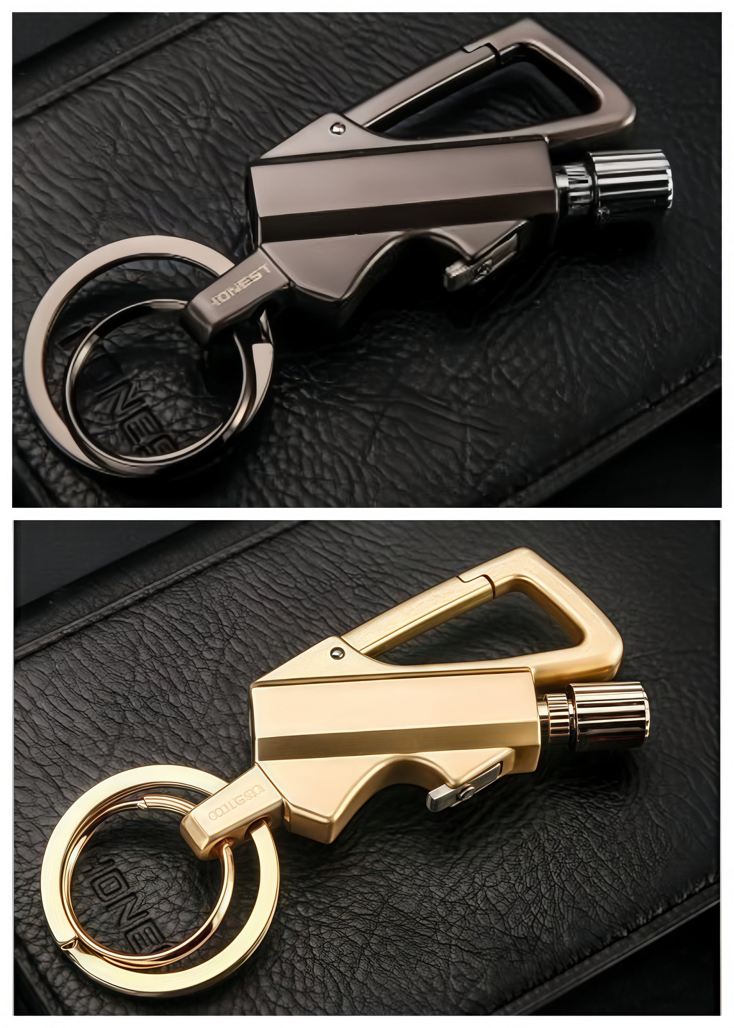 ✨Last Day 49% OFF - Permanent Match Infinity Lighter with Multitool Keychain Bottle Opener