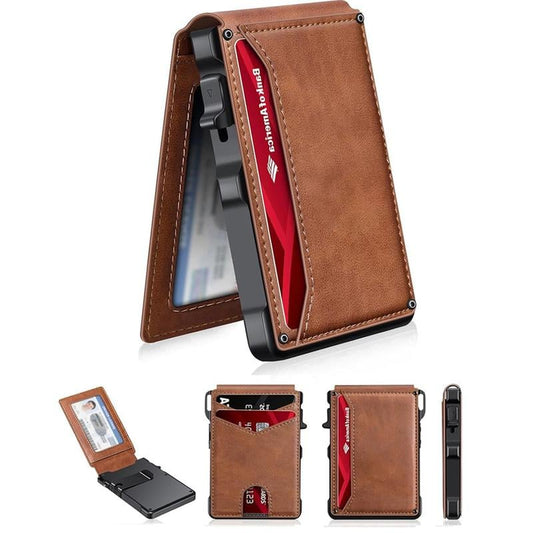 The Ultimate Smart Pop-Up Wallet: Slim, Secure, & RFID Protected