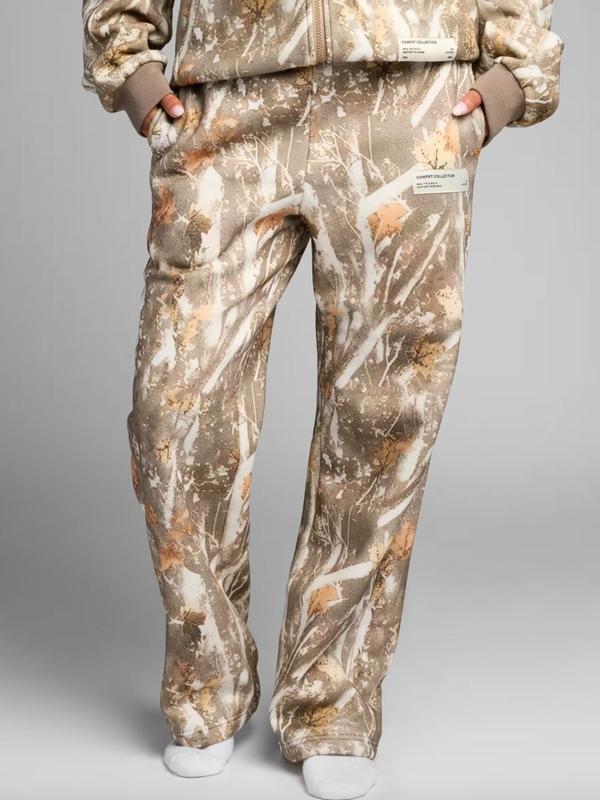 ✨✨Comfrt Camo Straight Leg Sweatpants