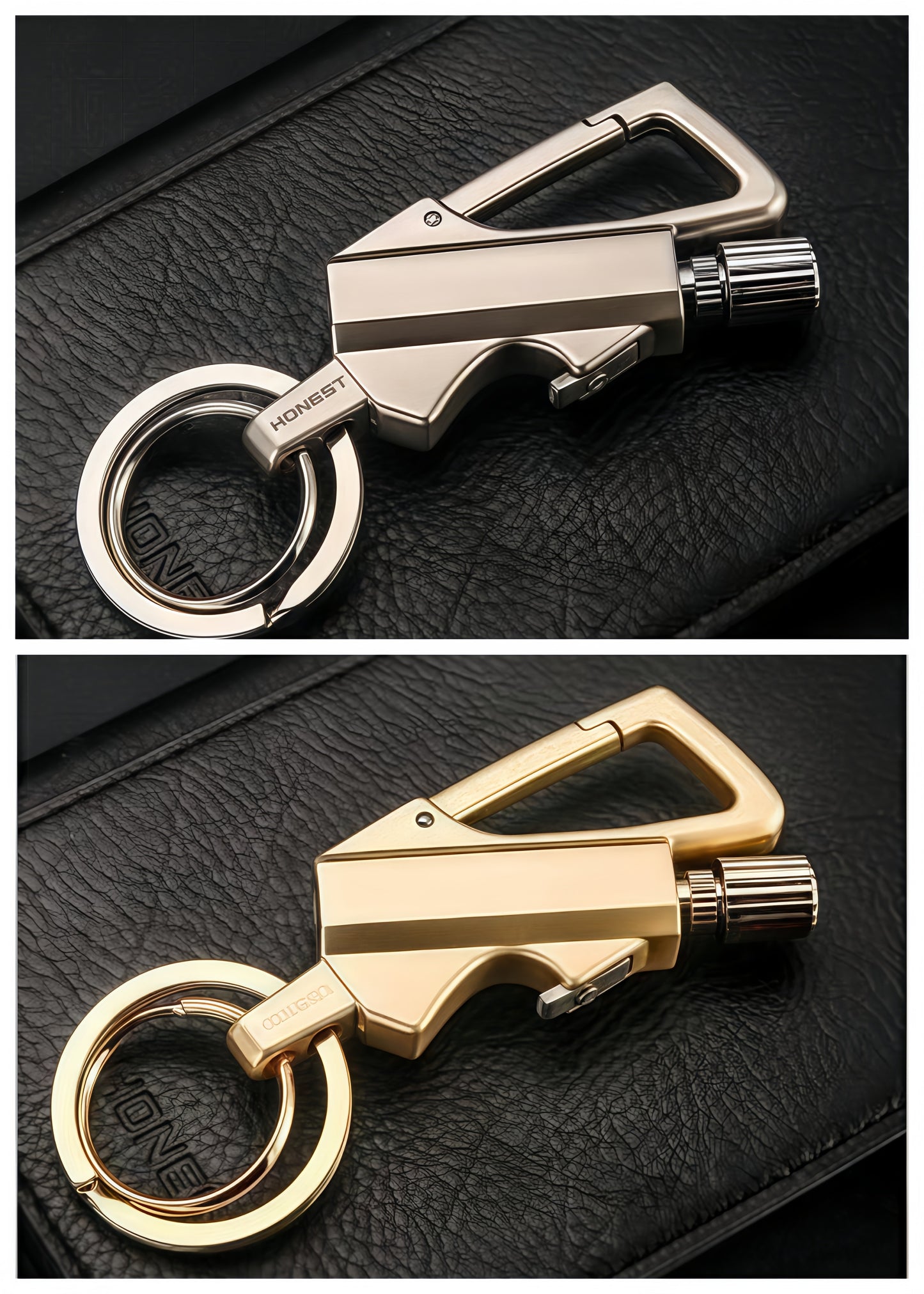 ✨Last Day 49% OFF - Permanent Match Infinity Lighter with Multitool Keychain Bottle Opener