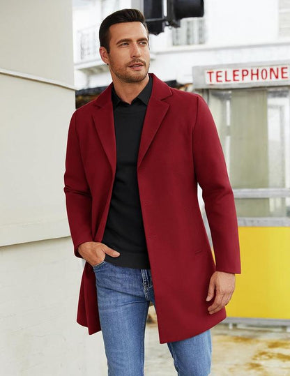 Fall Trench Coat 🧥 Single Breasted Peacoat