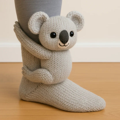 🧦 Adorable 3D Animal Socks | Cozy Cartoon Style 🐾