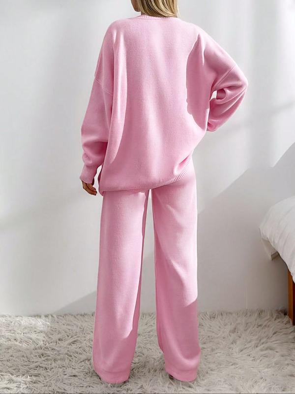🔥 50% OFF TODAY 💕 Cozy Knit Cardigan & Pants Set