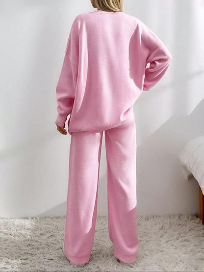 🔥 50% OFF TODAY 💕 Cozy Knit Cardigan & Pants Set