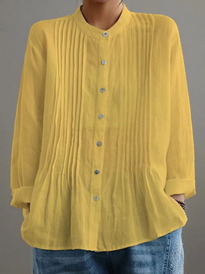 📦📦Buy 2 Free Shipping🔥Women's Casual Denim Pleated Shirt