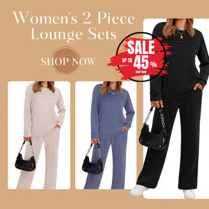 📦📦LAST DAY 45% OFF✨ Women's 2 Piece Sets Sweatshirt Casual Travel Outfits
