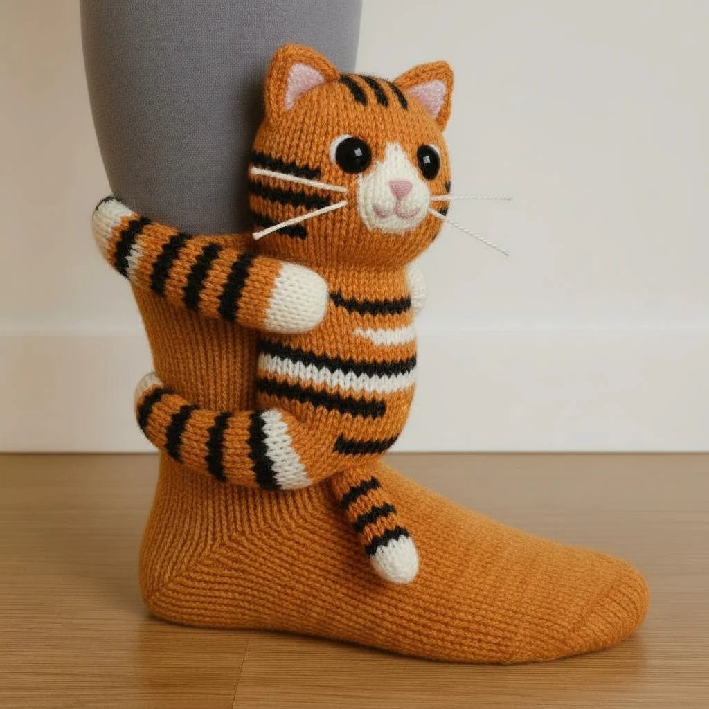 🧦 Adorable 3D Animal Socks | Cozy Cartoon Style 🐾