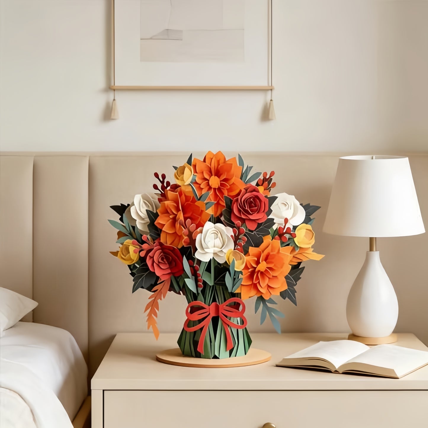 🤩🤩Forever-Blooming 3D Flower Pop-Up Card– Personalized Love Message & Everlasting Bloom