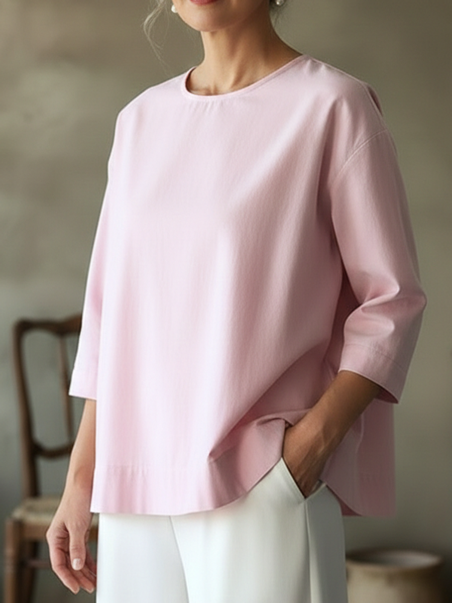 📦📦Elegant Backless Design 100% Cotton Shirt Top