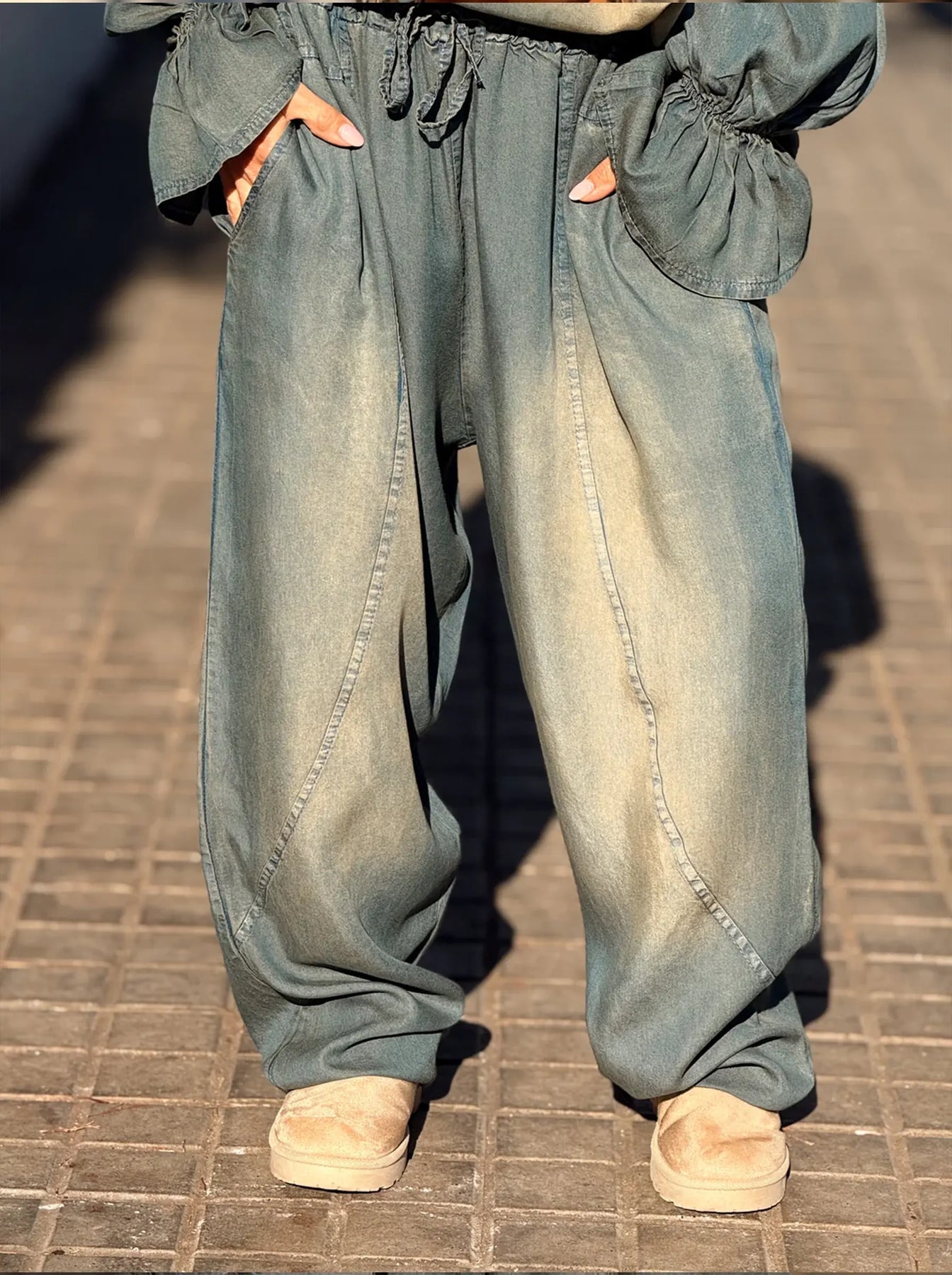 📦📦Buy 2 PCS for free shipping🔥Women's Ruffled Denim Suit
