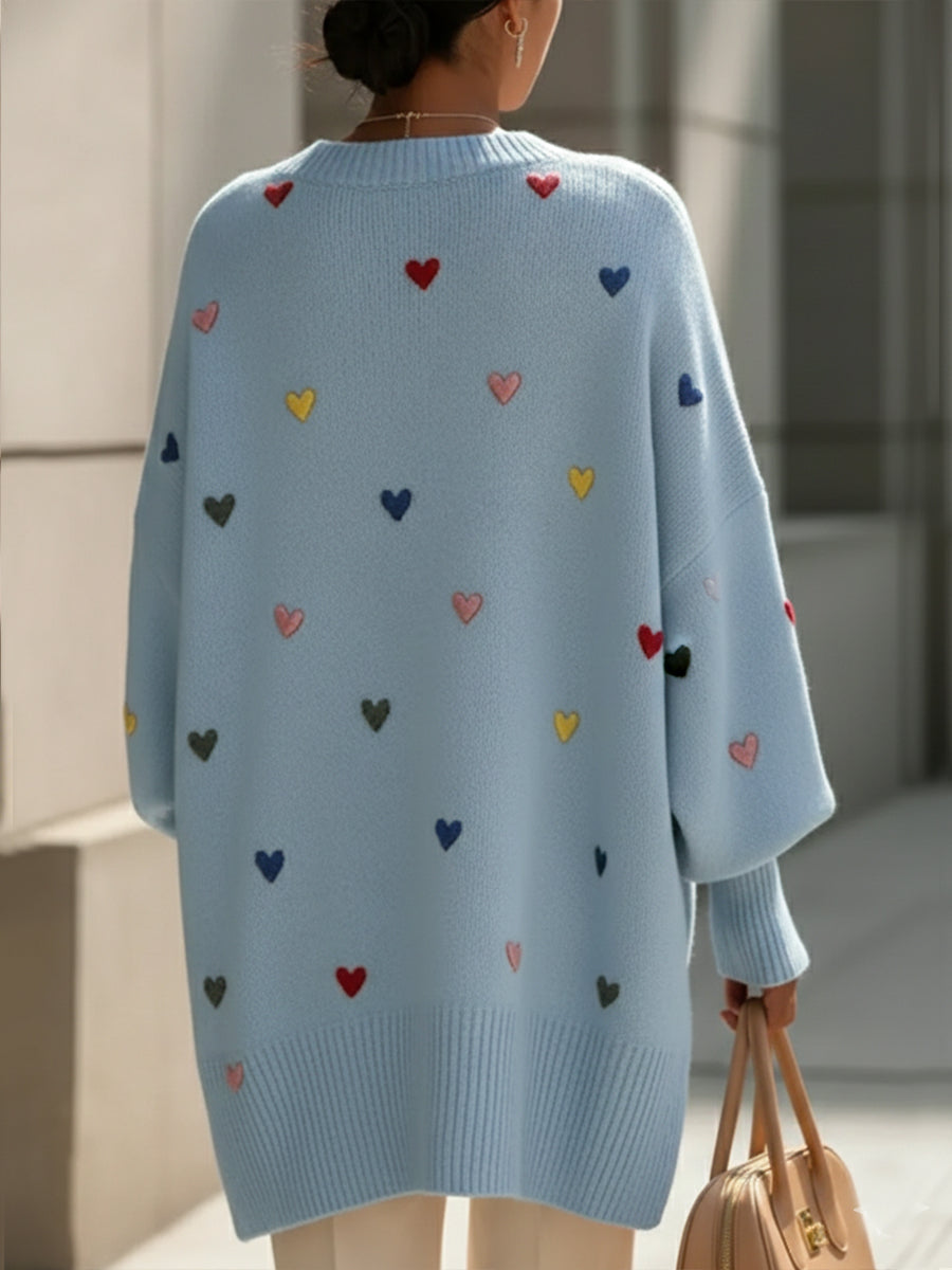 📦📦Buy 2 PCS for free shipping🔥Sweater with a heart pattern