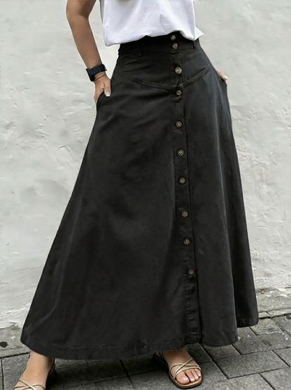 💝💝Women's Casual And Fashionable A-line Cotton Skirt