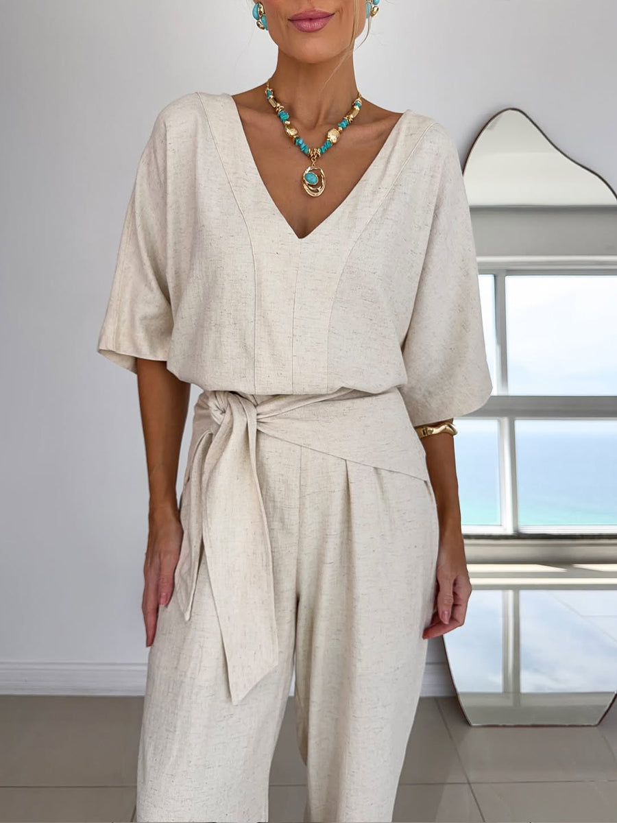 📦📦Last Day 39% OFF🔥Women's Linen And Cotton Jumpsuit