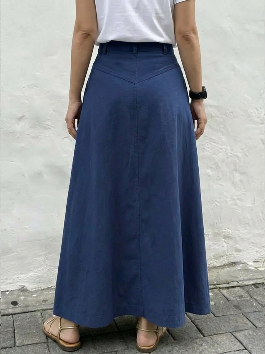 💝💝Women's Casual And Fashionable A-line Cotton Skirt