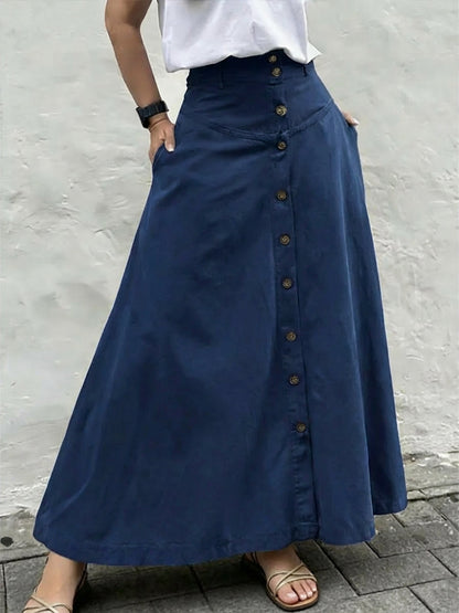 💝💝Women's Casual And Fashionable A-line Cotton Skirt
