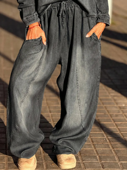 📦📦Buy 2 PCS for free shipping🔥Women's Ruffled Denim Suit