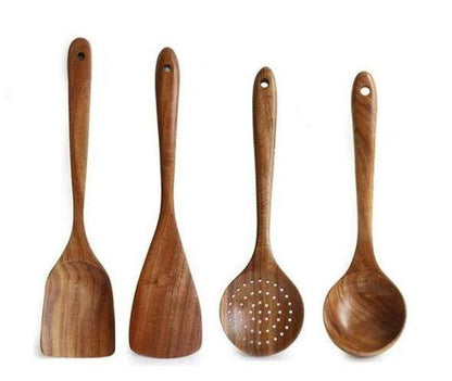🔥🔥Teak Wooden Utensil Set