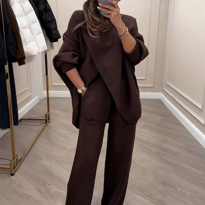 🤩🤩Free Shipping ✈️Women's 2-Piece Oversized Sweater & Pants Set