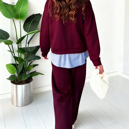 🤩🤩Time-Limited Special⏰Women's Casual Long-Sleeve Top and Pants 2-Piece Set