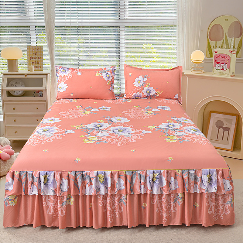 🤩🤩Limited-time 50% off⏰3-Piece Ruffled Bed Skirt Set🛏️
