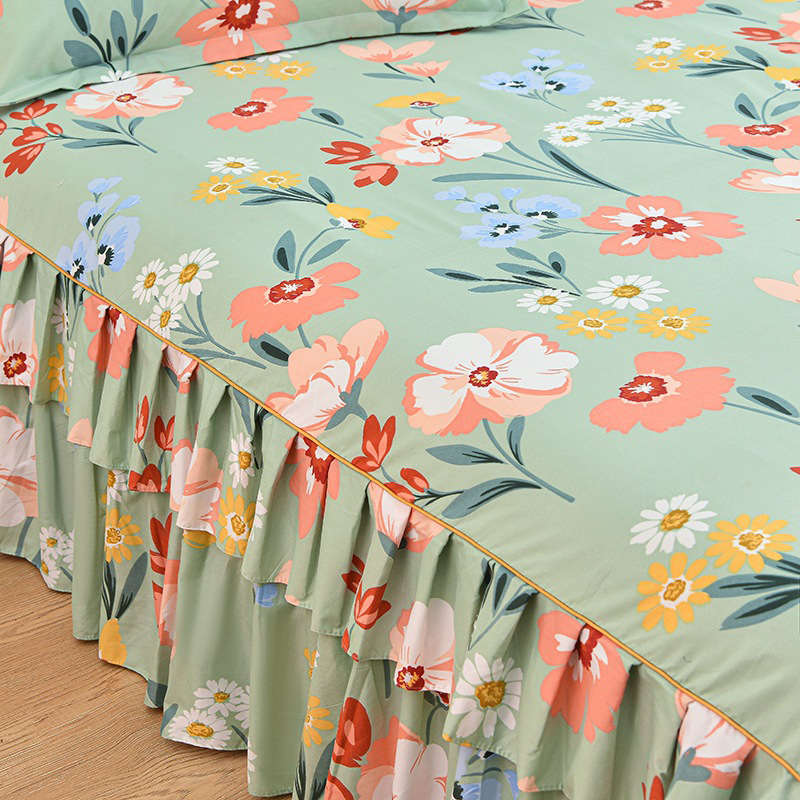🤩🤩Limited-time 50% off⏰3-Piece Ruffled Bed Skirt Set🛏️