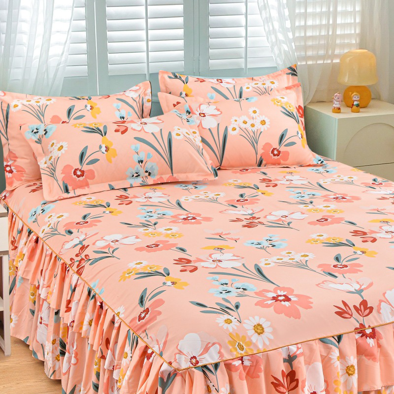 🤩🤩Limited-time 50% off⏰3-Piece Ruffled Bed Skirt Set🛏️