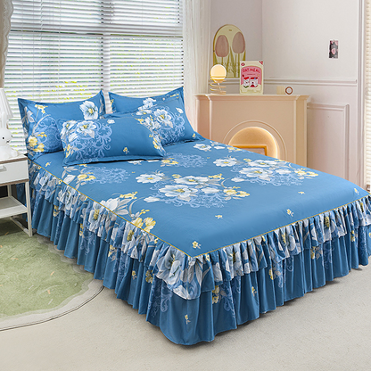 🤩🤩Limited-time 50% off⏰3-Piece Ruffled Bed Skirt Set🛏️
