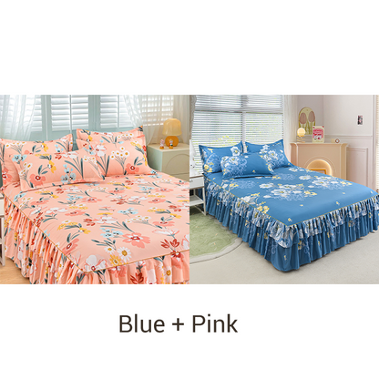 🤩🤩Limited-time 50% off⏰3-Piece Ruffled Bed Skirt Set🛏️