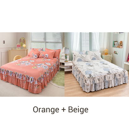 🤩🤩Limited-time 50% off⏰3-Piece Ruffled Bed Skirt Set🛏️