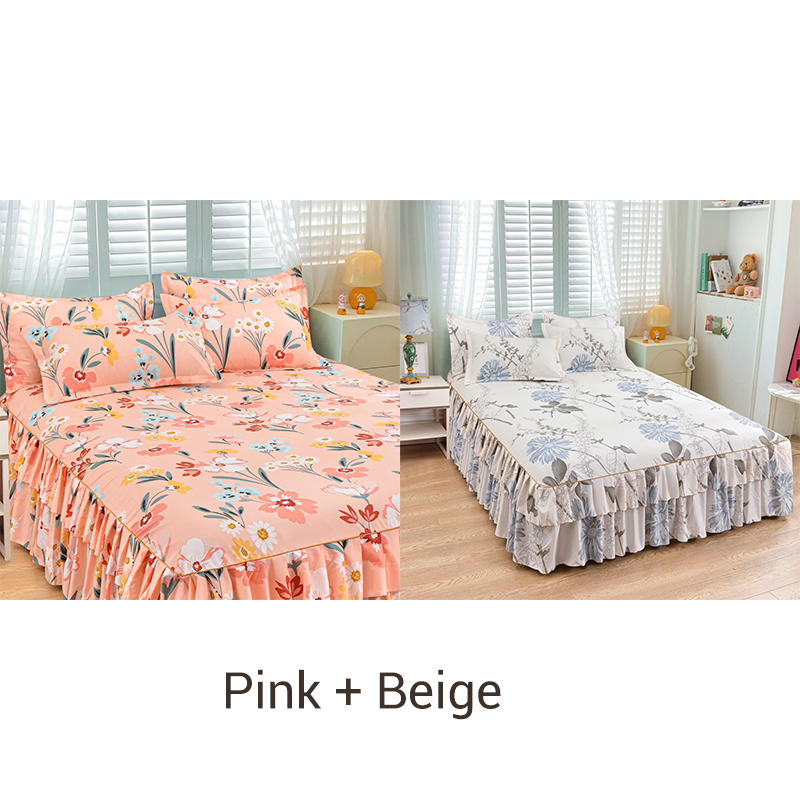 🤩🤩Limited-time 50% off⏰3-Piece Ruffled Bed Skirt Set🛏️